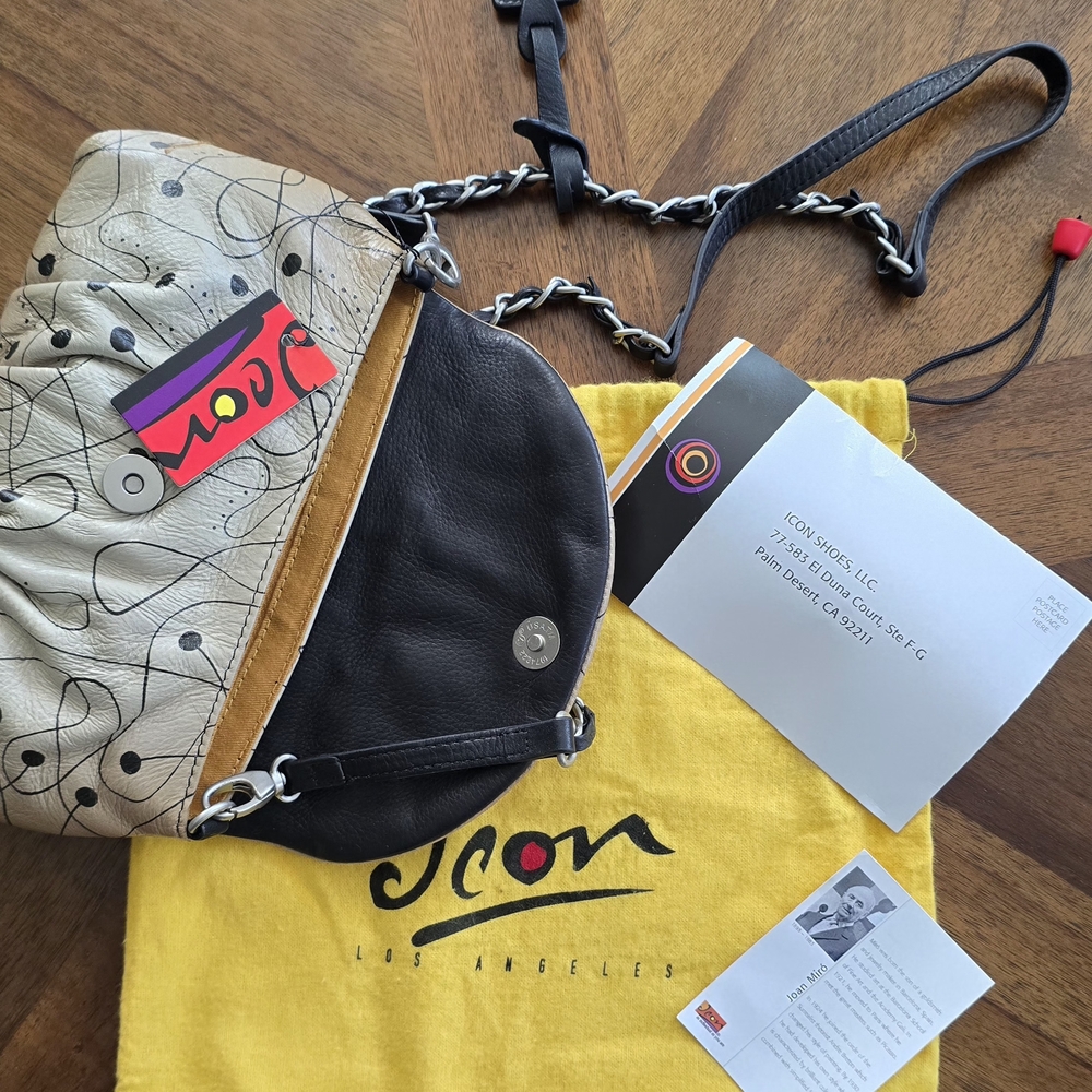 Joan Miro Icon Los Angeles Artistic Clutch - Picture 4 of 8